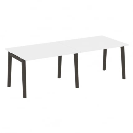 Стол переговорный (2 столешницы) ОНИКС ВООД ОВ.ПРГ-2.2 Белый Бриллиант/Темный / ONIX WOOD OW.PRG-2.2_0