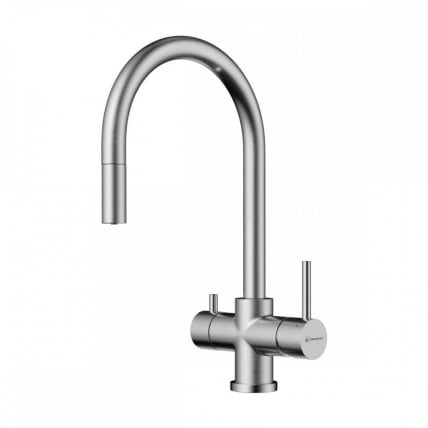 Смеситель Омоикири Акита-С-Бн Латунь/Нержавеющая Сталь / Omoikiri Akita-S-Bn_0