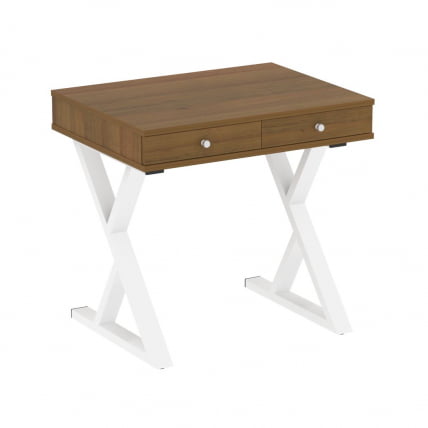 Стол письменный ХОМЕ ОФФИCЕ ВР.СП-1-79.М Орех Гварнери/Белый металл / HOME OFFICE VR.SP-1-79.M_0