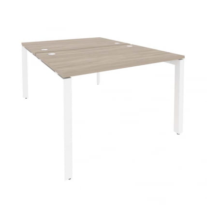 Рабочая станция на П-образном м/к ОНИКС О.МП-Д.РС-2.2.8 Дуб Аттик/Белый / ONIX O.MP-D.RS-2.2.8_0