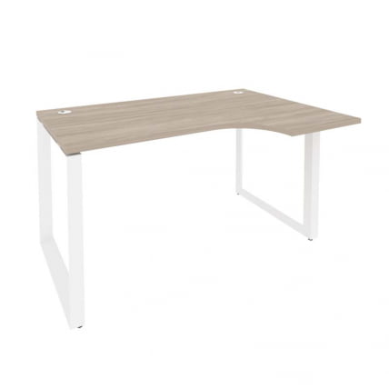 Стол эргономичный правый на О-образном м/к ОНИКС О.МО-СА-2Р Дуб Аттик/Белый / ONIX O.MO-SA-2R_0
