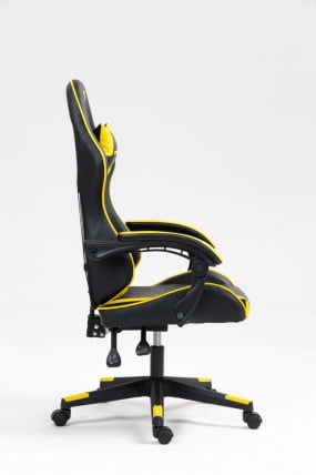 Кресло спортивное ТопЧаирс Шадов черно-желтый / TopChairs Shadow_3