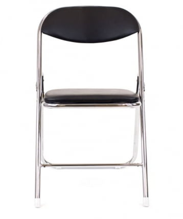 Стул Еверпроф ДЖокер Хроме Экокожа Черный / Everprof Joker Chrome_2