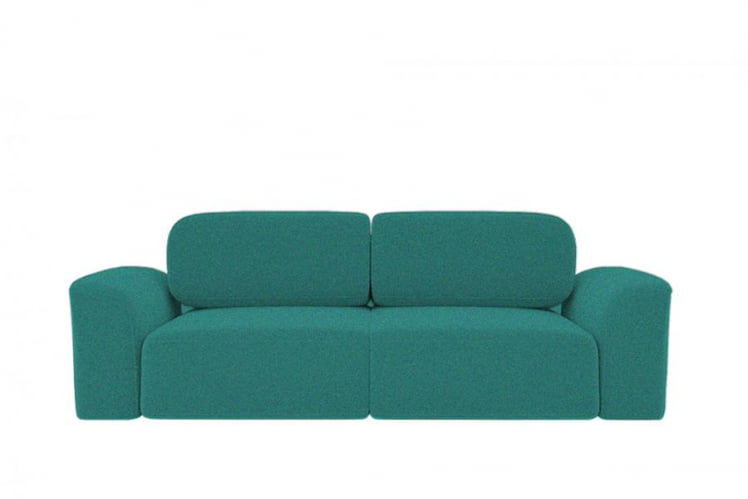 Диван прямой Сольхейм (Берхоусе) Цвет фасада: Азур рогожка; Тип: Прямой; Материал фасада: Микророгожка / (Berhouse)_0