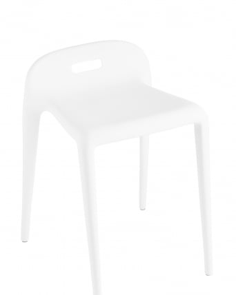 Табурет Слеттен пластик Белый / Sletten_1