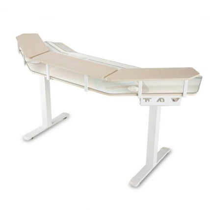 Стол для компьютера (для геймеров) с подставкой под клавиатуру и электрической регулировкой по высоте Еурека ЕРК-ЕД71-МВ / Eureka ERK-ED71-MW_16