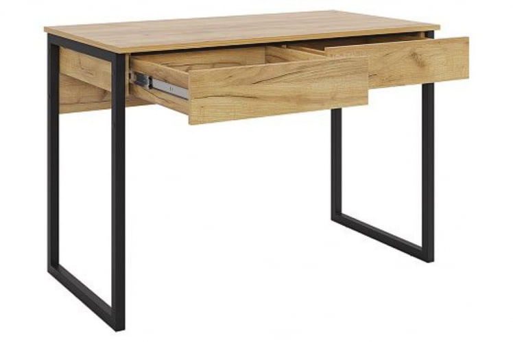 Стол Юниор СМУ-01 дуб крафт золотой/черный муар / SMU-01_1