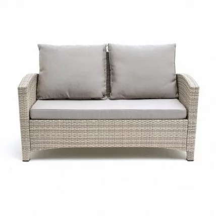 Комплект плетеной мебели Т51А/С58Б-В85 Латте / T51A/S58B-W85 Latte_2