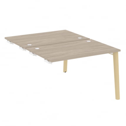 Стол-приставка двойной к опорным элементам ОНИКС ВООД ОВ.Д.СПР-2.8 Дуб Аттик/Светлый / ONIX WOOD OW.D.SPR-2.8_0