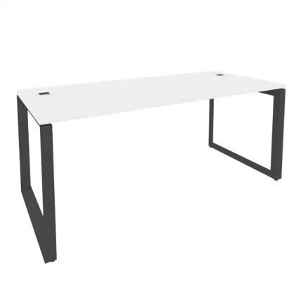 Стол рабочий руководителя на О-образном м/к ОНИКС О.МО-СРР-5.8 Белый Бриллиант/Антрацит / ONIX O.MO-SRR-5.8_0