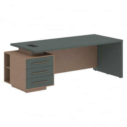 Стол руководителя левый ВЕЛИОН ВCТ 2290 Л Нефрит Кобра / VELION VCT L_0