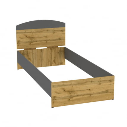 Кровать Алиса(Л21)947х903х2063(ДВ-Графит) / Алиса(L21)947х903х2063(ДВ-Графит)_0