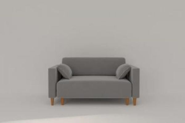 Диван прямой Урвик (Берхоусе) Цвет фасада: Левис 09 велюр; Тип: Прямой; Материал фасада: Металл/Велюр / (Berhouse)_4