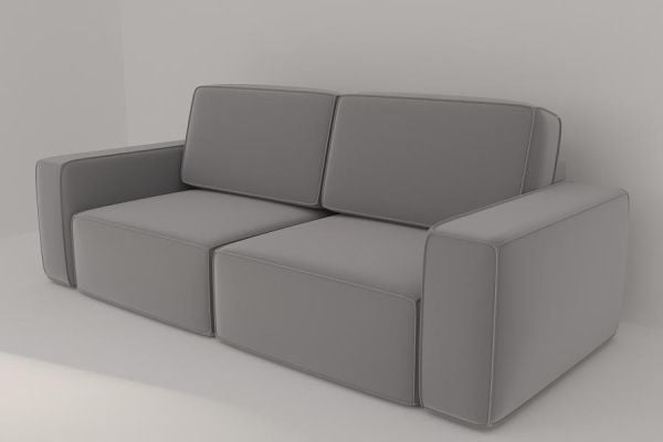 Диван прямой Сунндал (Берхоусе) Цвет фасада: Левис 04 велюр; Тип: Прямой; Материал фасада: Металл/Велюр / (Berhouse)_2