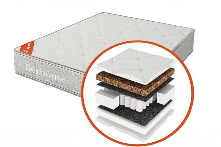 Матрас Мега Бикокос ППУ 10 (Берхоусе) Размер: 800х1600 мм / Mega (Berhouse)_0