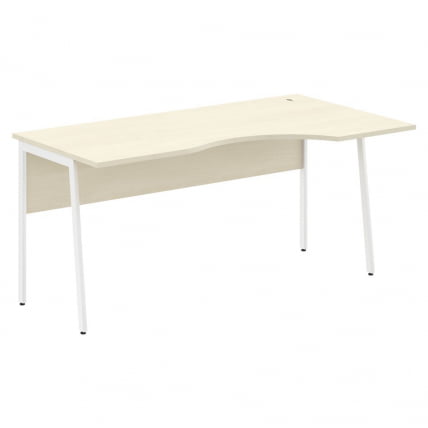 Стол эргономичный правый ИМАГО Плус СА-1П(Пр) Клен Белый / IMAGO Plus СА-1P(Пр)_0