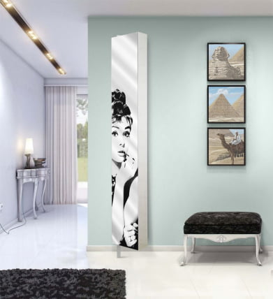 Поворотный зеркальный шкаф Лупо Арт Белый / Lupo Art_3