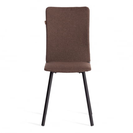 Стул обеденный Ла Роуссе ткань рогожка, 49х50х93, коричневый/черный, 3М7-147 / La Rousse_4