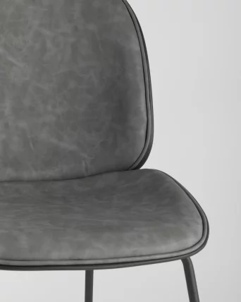 Стул Беетле ПУ Серый / Beetle PU_7