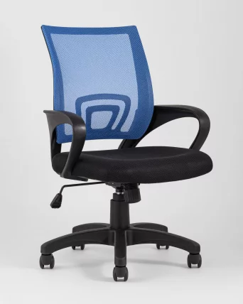 Компьютерное кресло ТопЧаирс Симпле Синее / TopChairs Simple_1