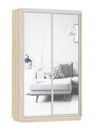 Шкаф-купе двухдверный Экспресс Дуо Экспенс 1200х2200х Дуб сонома / 1200х2200h_0