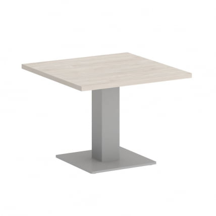 Стол журнальный квадратный ХОМЕ ОФФИCЕ ВР.СП-5-60.2Г Денвер Светлый/Серый металл / HOME OFFICE VR.SP-5-60.2G_0