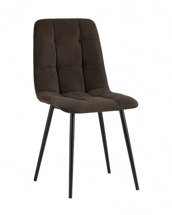 Стул Оливер велюр Темно-коричневый / Oliver_0