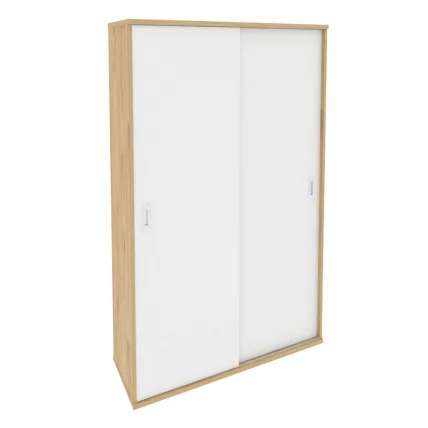 Шкаф-купе для одежды ОНИКС О.СХК-1.3 Тиквуд Светлый/Белый / ONIX O.SHK-1.3_0