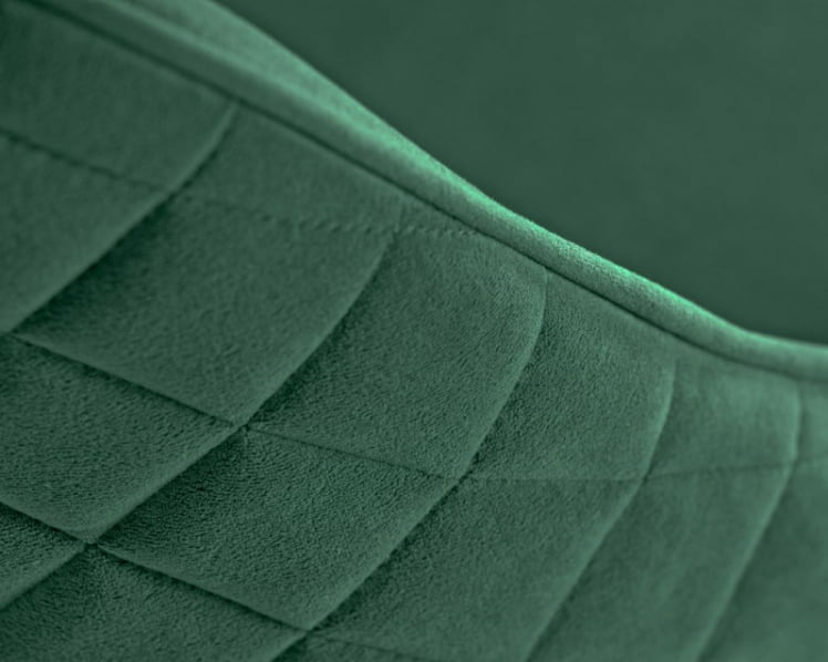 Стул обеденный ДОБРИН СТЕЛЛА (ЭМАЛЬ ЧЕРНЫЙ МУАР велюр Катаниа Изумруд) / DOBRIN STELLA Catania Izumrud)_7