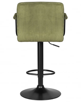 Стул барный ДОБРИН КРУГЕР АРМ БЛАCК (зеленый вельвет (ЛАР-Е2041-7)) / DOBRIN KRUGER ARM BLACK (LAR-E2041-7))_4