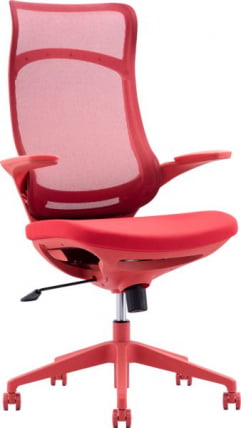 Кресло руководителя Еверпроф Спирит Сетка Красный / Everprof Spirit_0