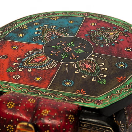 Столик Сеcрет Де Маисон СЛОН ( мод. ЕТ-001) дерево, 44х44х44см, этническая роспись / Secret De Maison SLON mod. ET-001)_5