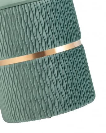 Пуф Джесси с ящиком велюр Бирюзовый_4