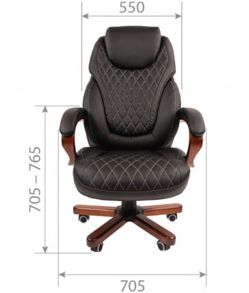 Кресло руководителя CХАИРМАН 406 Н (Н) Черный / CHAIRMAN (N)_3