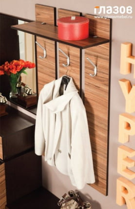 Вешалка 1 Хйпер Палисандр(прихожая) / Hyper_1