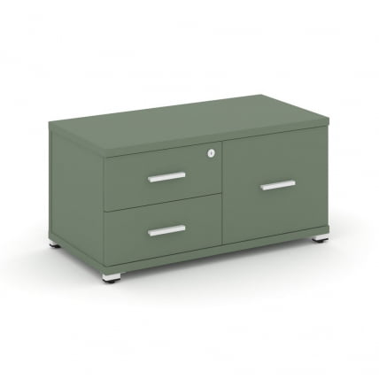 Тумба приставная сервисная CОНCЕПТ CН.ТСР-001 Б/В Кобо Белый / CONCEPT CN.TSR-001 B/W_0