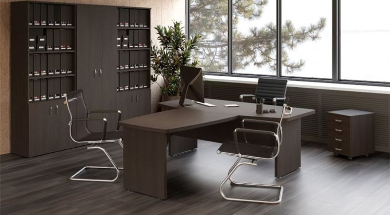 Стол руководителя Танго СТ9-18Р Венге / СТ9-18R_2