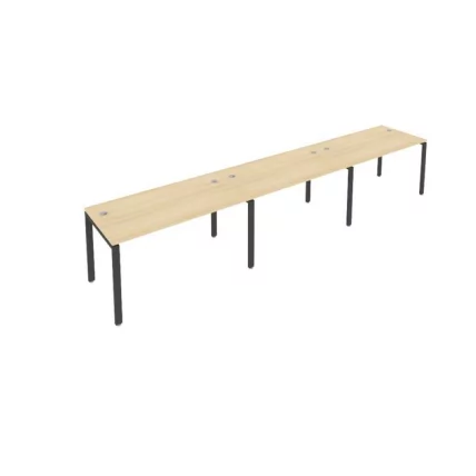 Рабочая станция на 3 раб.места Метал Сйстем Б.СМ-3.3 Акация/Антрацит / Metal System_0