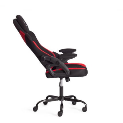 Кресло иШарк ткань, черный / красный / iShark_5