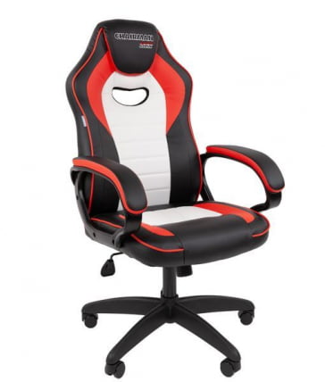 Кресло геймерское CХАИРМАН ДРАЙВ (ГАМЕ) 16 черный пластик черный/оранжевый/белый / CHAIRMAN (GAME)_0