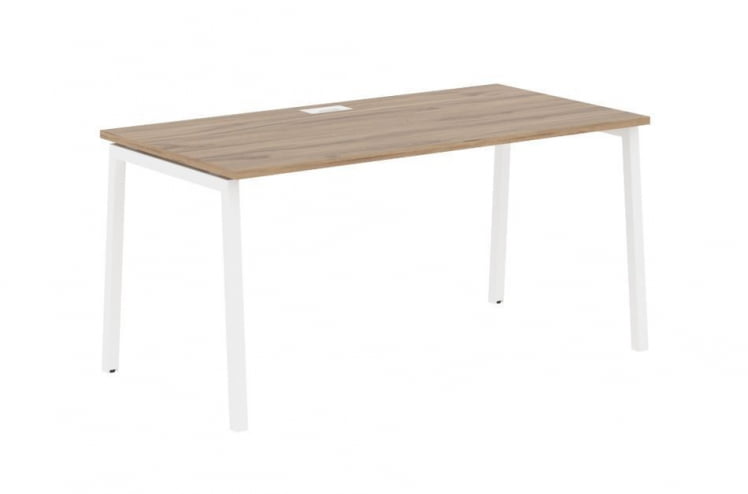 Стол письменный ЕДИС ЕЛСТ 1580 Дуб Денвер светлый Белый / EDIS ELST_0