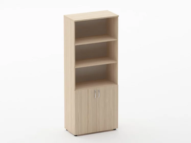 Шкаф высокий полуоткрытый Глассй 6.19.121 Венге / Glassy_0