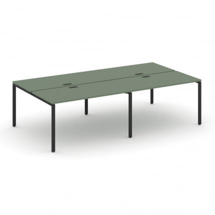 Рабочая станция двухсторонняя на 4 места CОНCЕПТ CН.ДРС-008 Кобо Черный / CONCEPT CN.DRS-008_0