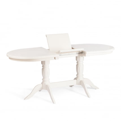 Стол CОППОЛА бук, мдф, 140+40кс80кс77см, Иворй вхите / COPPOLA 140+40x80x77см, Ivory white_6