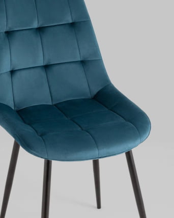 Стул Флекс Нев велюр сине-зеленый 2 шт. / New_1