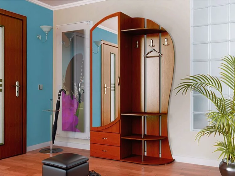 Прихожая Рада (с зеркалом) итальянский орех_0