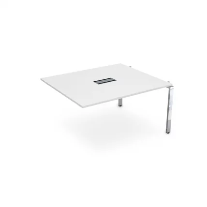 Стол системы БЭНЧ, переговорный, средний ГЛОСС ЛИНЕ НСПС-П.926 Белый Премиум / GLOSS LINE_0