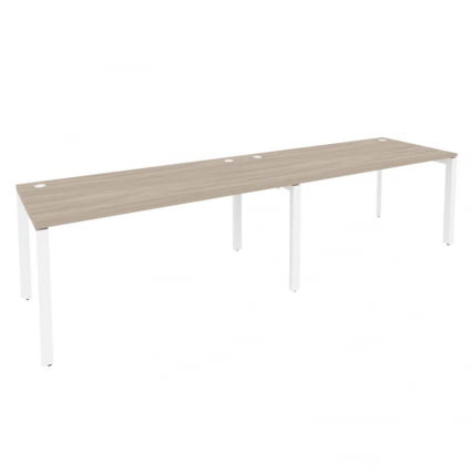 Рабочая станция на П-образном м/к ОНИКС О.МП-РС-2.4.8 Дуб Аттик/Белый / ONIX O.MP-RS-2.4.8_0