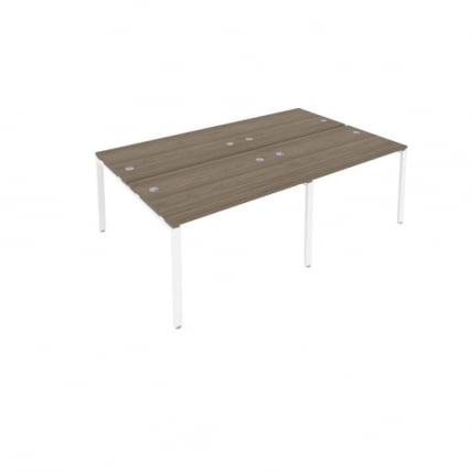 Рабочая станция на 4 раб.места Метал Сйстем Б.СМ-4.2 Вяз/Белый / Metal System_0