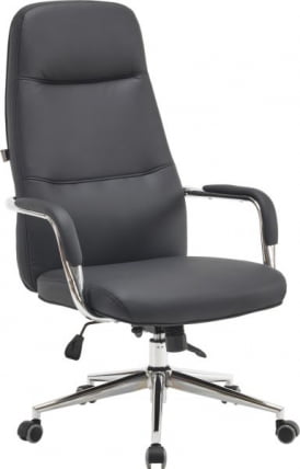 Кресло руководителя Еверпроф Веста Экокожа Черный / Everprof Vesta_0